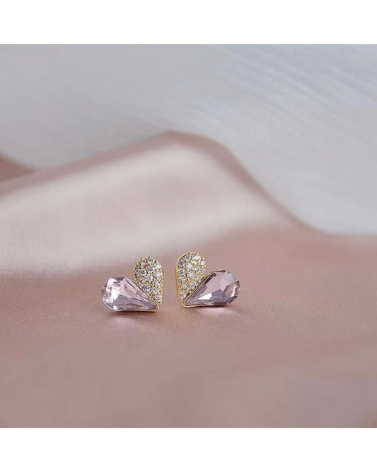 ハーフハートピアス