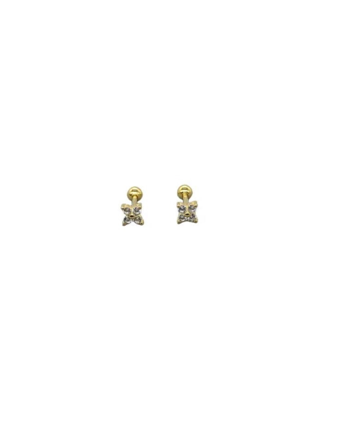クローバー ボールキャッチピアス