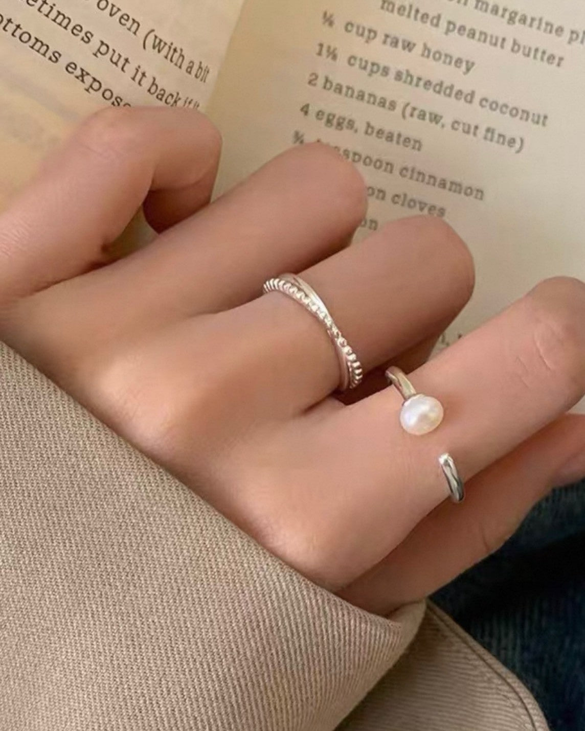 ワンポイントパールリング