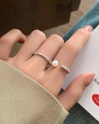 ワンポイントパールリング