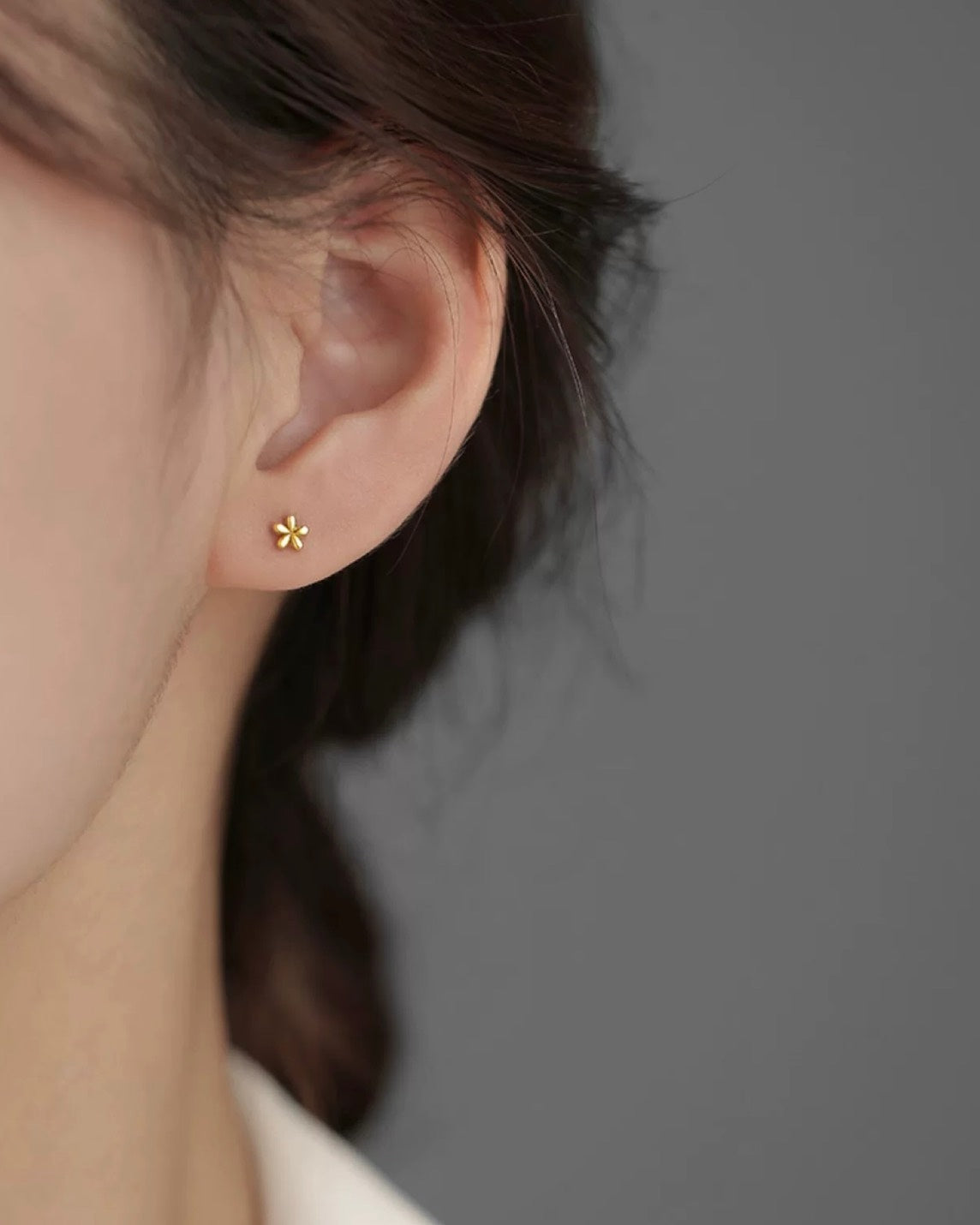 ミニフラワーピアス