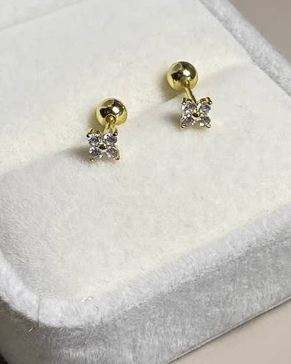 クローバー ボールキャッチピアス