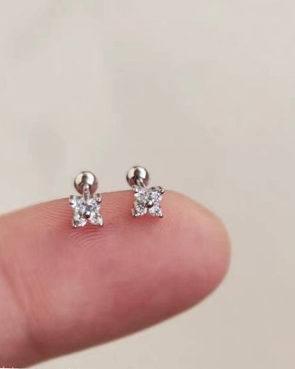 クローバー ボールキャッチピアス