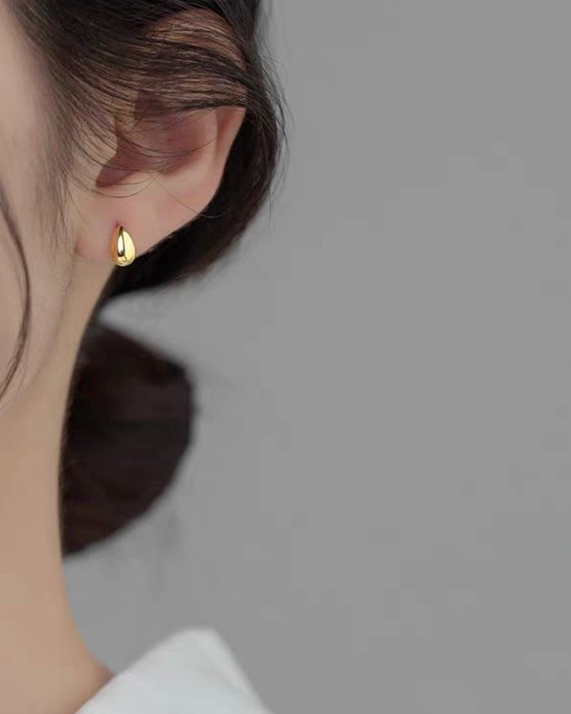 しずく型ピアス