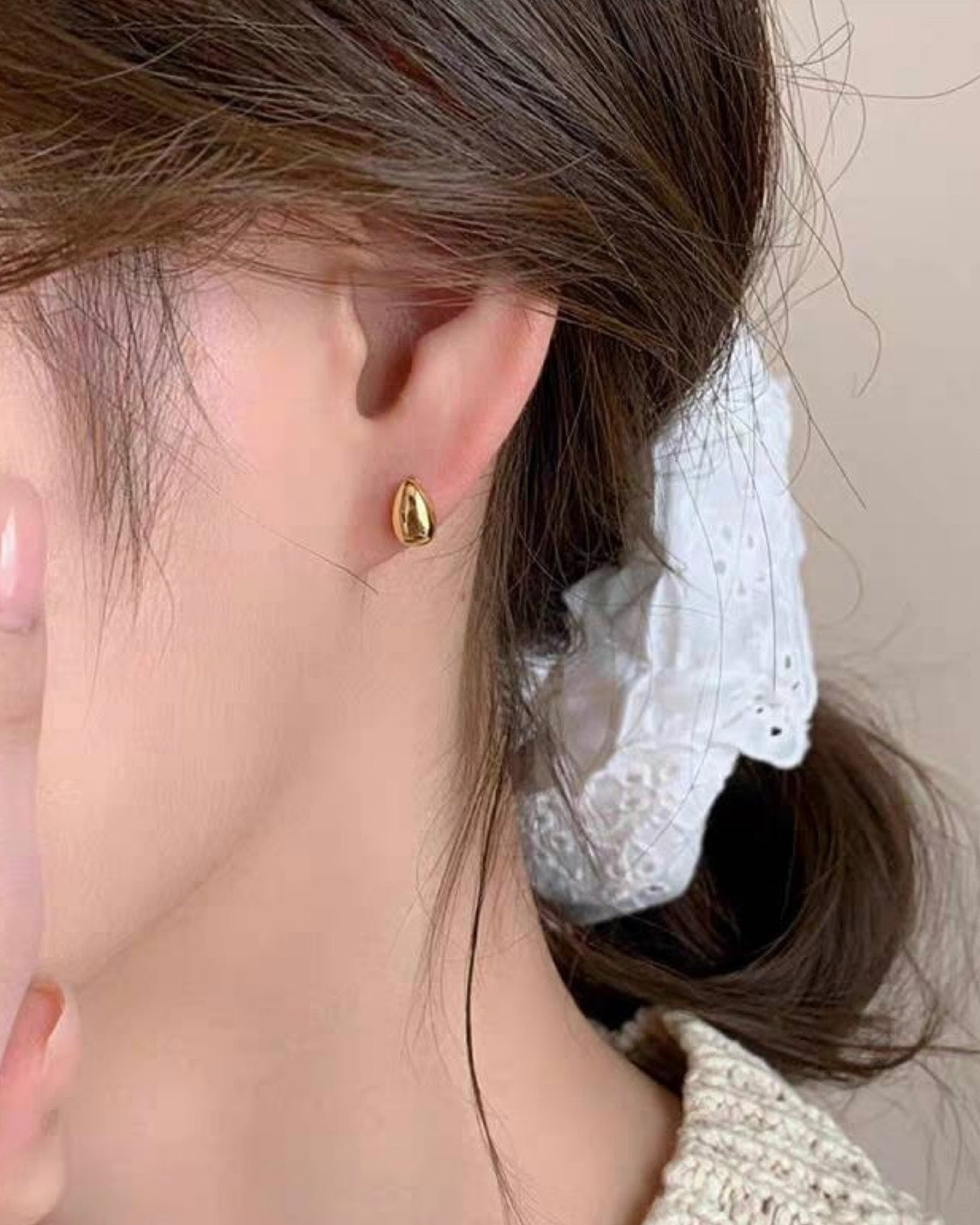 しずく型ピアス