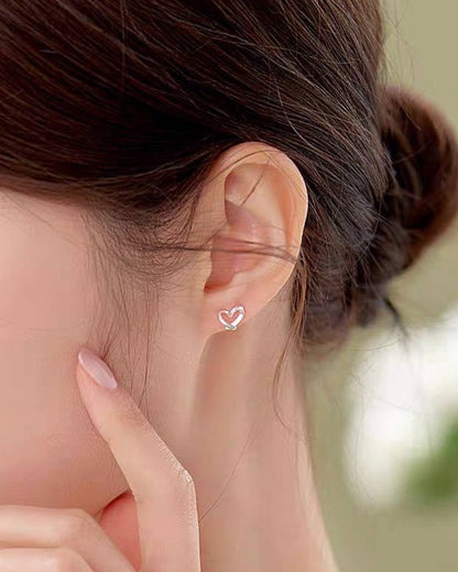 ミニハートピアス
