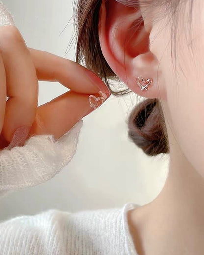 ミニハートピアス