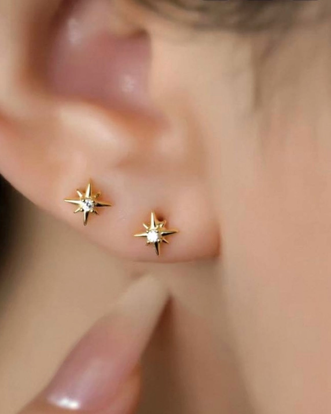 極小スター ジルコニアピアス