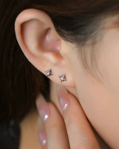 極小スター ジルコニアピアス
